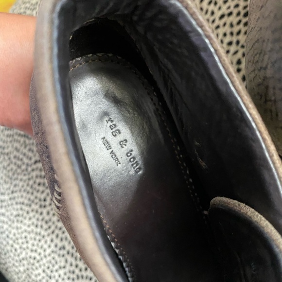 Rare rag & bone wedge ankle boots - Picture 7 of 7
